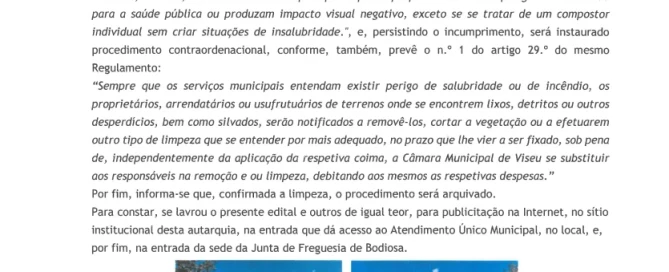 Edital - Limpeza de terreno 2025 - Rua do Ramalhal